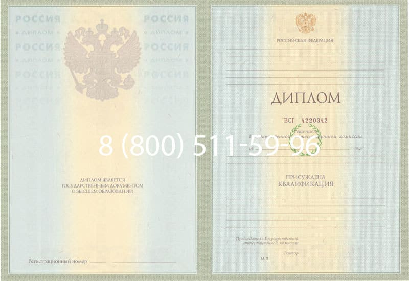 Купить Диплом о высшем образовании 2003-2009 годов в Муроме